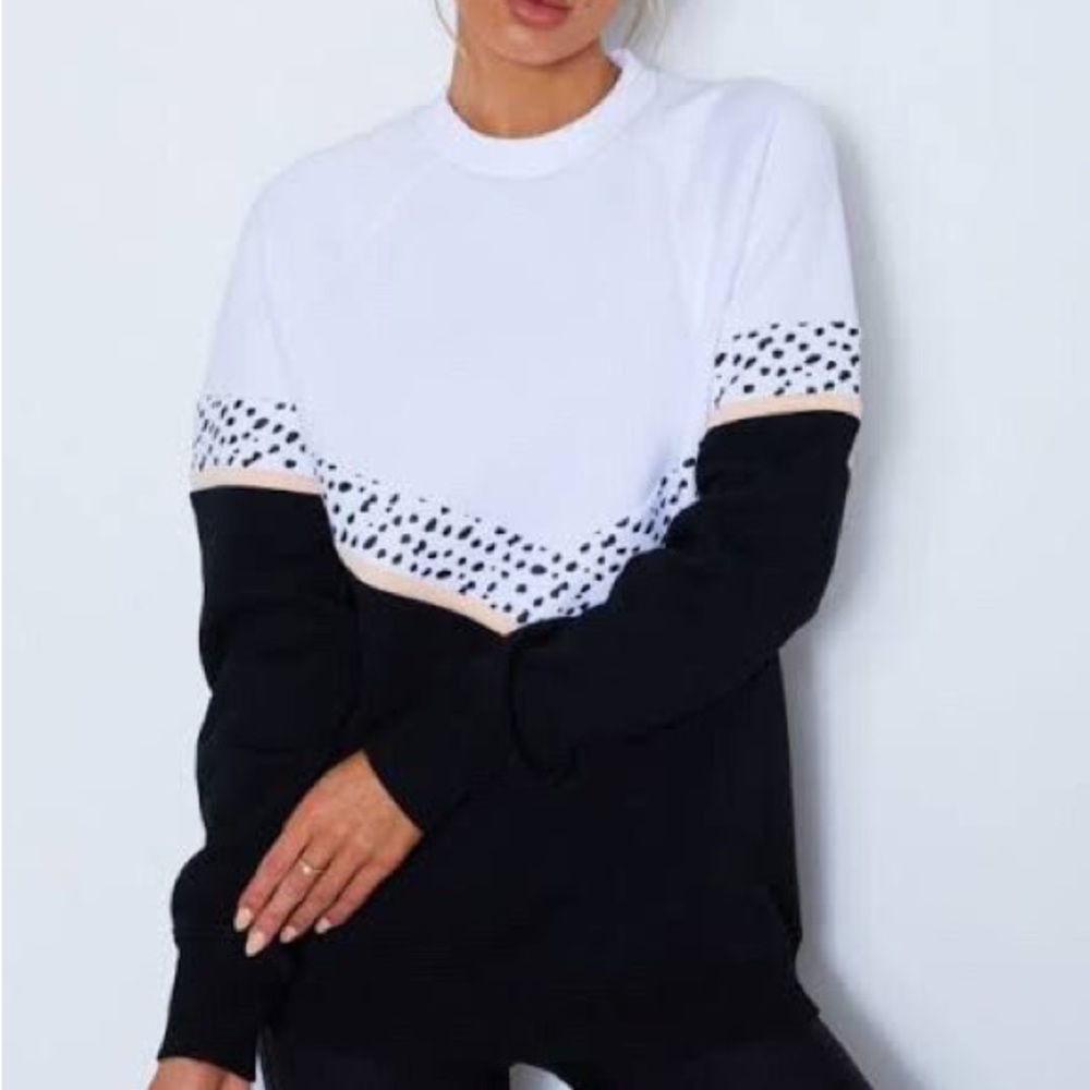 Sarah’s Day x White Fox Active All I Do Is Brunch oversized crewneck sweater
